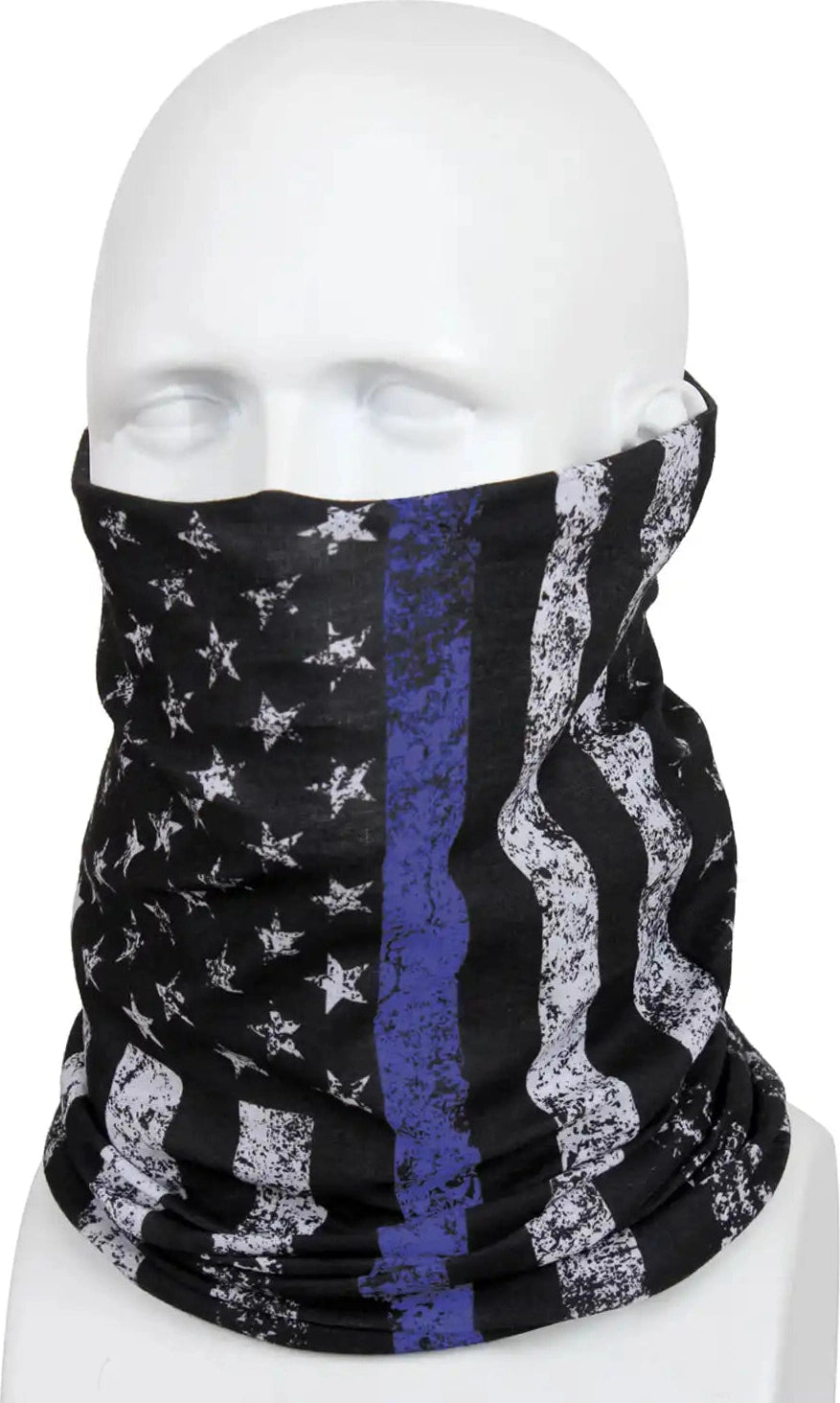 Rothco Thin Blue Line Multi use Tactical Wrap Black / one Size