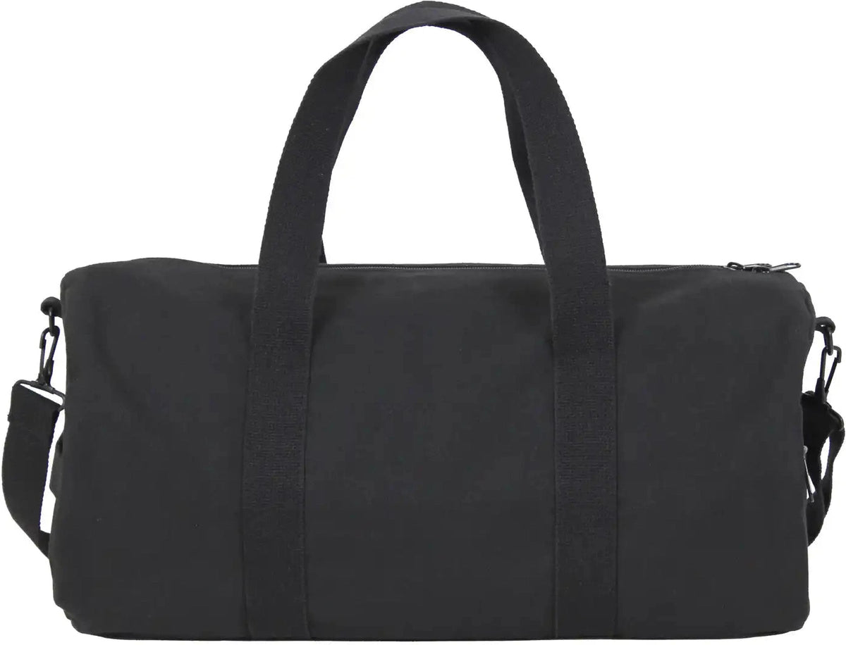 Rothco Thin Red Line Canvas Shoulder Duffle Bag 19 Inch Black