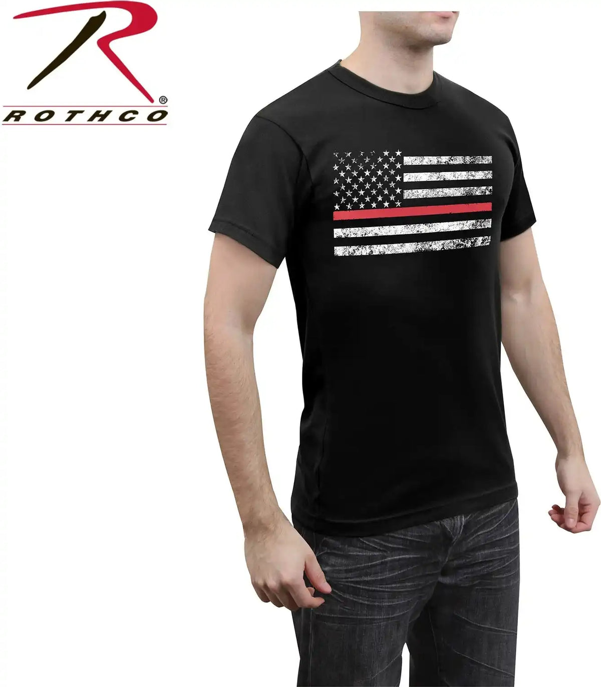 Rothco Thin Red Line Flag T-shirt