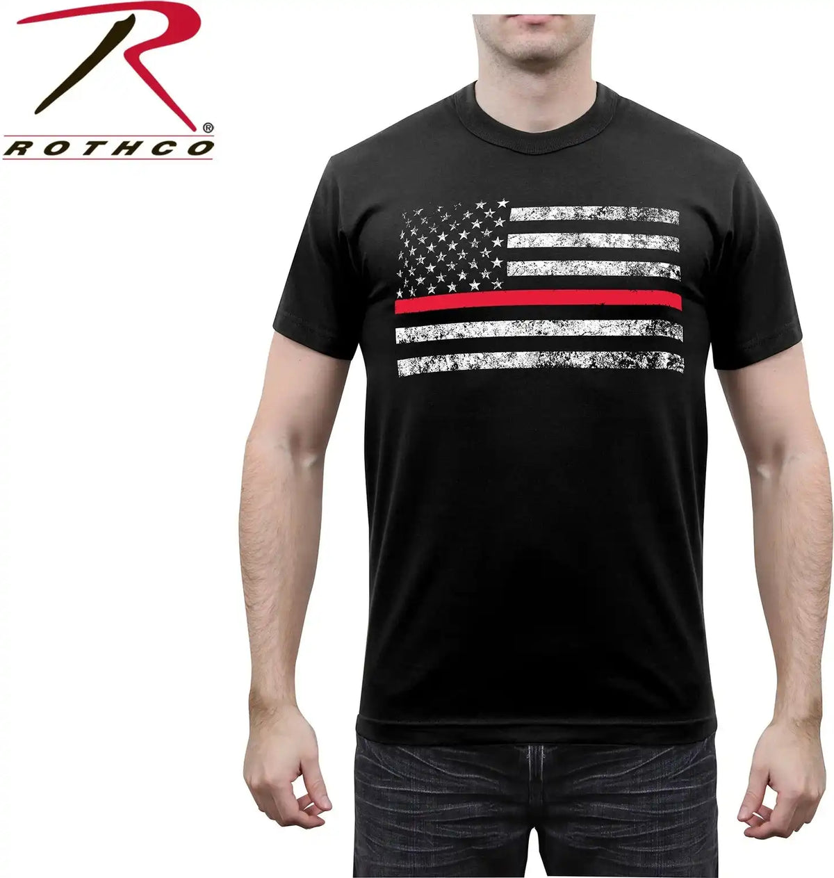 Rothco Thin Red Line Flag T-shirt