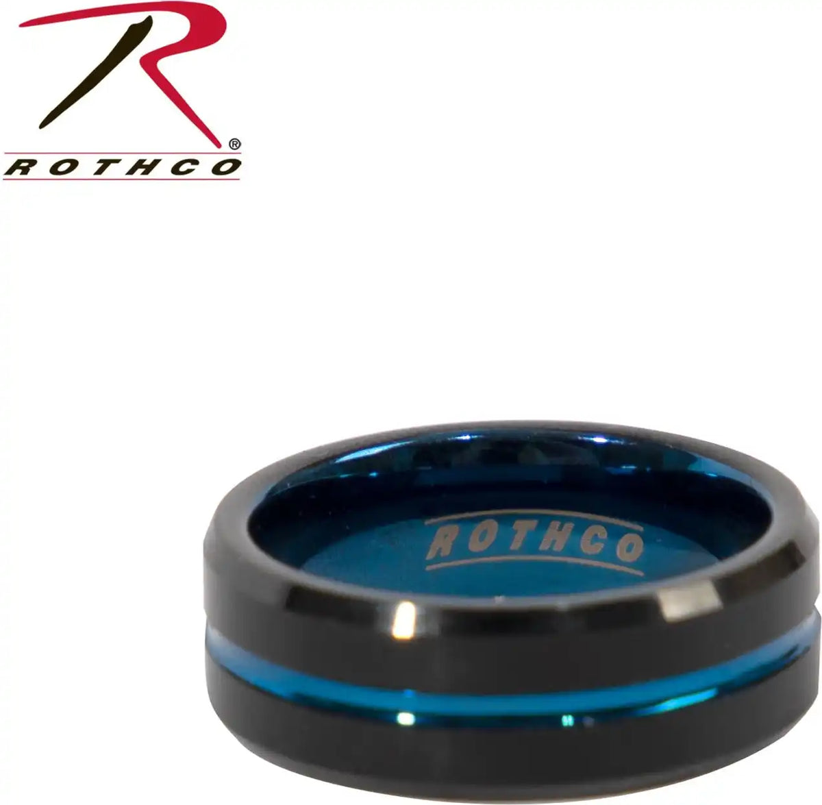 Rothco Tungsten Carbide Thin Blue Line Ring