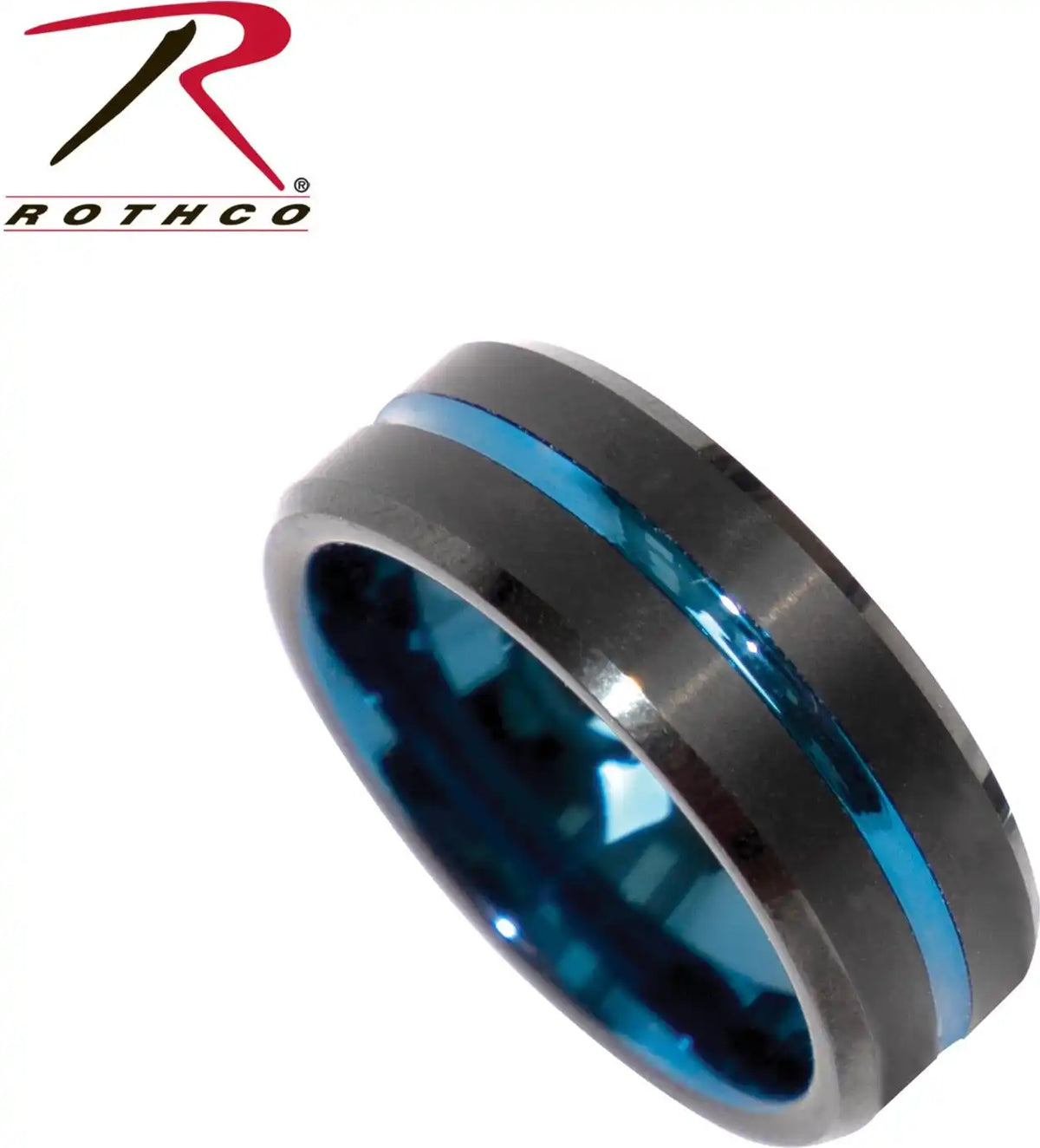 Rothco Tungsten Carbide Thin Blue Line Ring