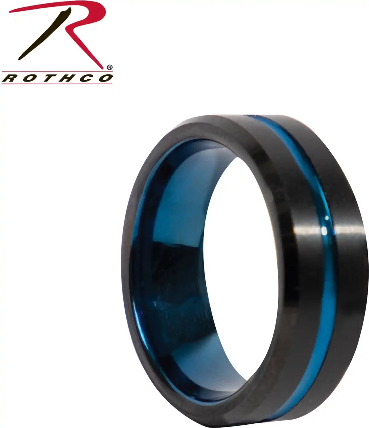 Rothco Tungsten Carbide Thin Blue Line Ring