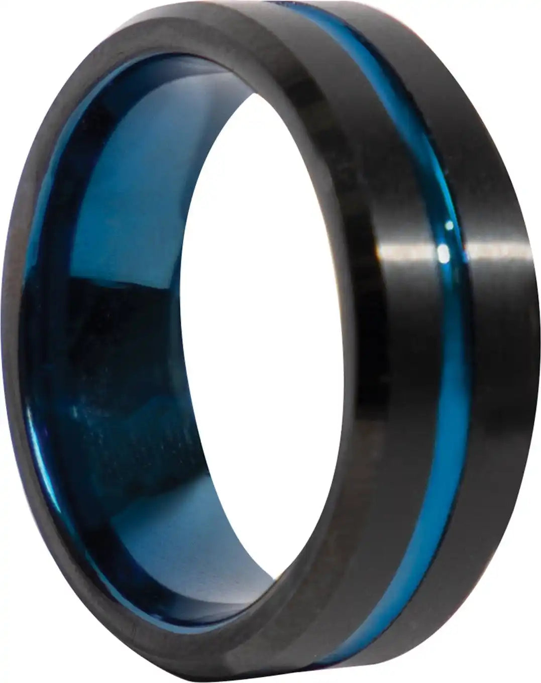 Rothco Tungsten Carbide Thin Blue Line Ring