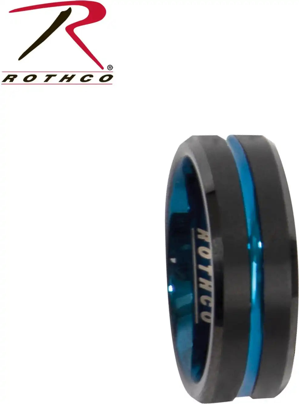Rothco Tungsten Carbide Thin Blue Line Ring