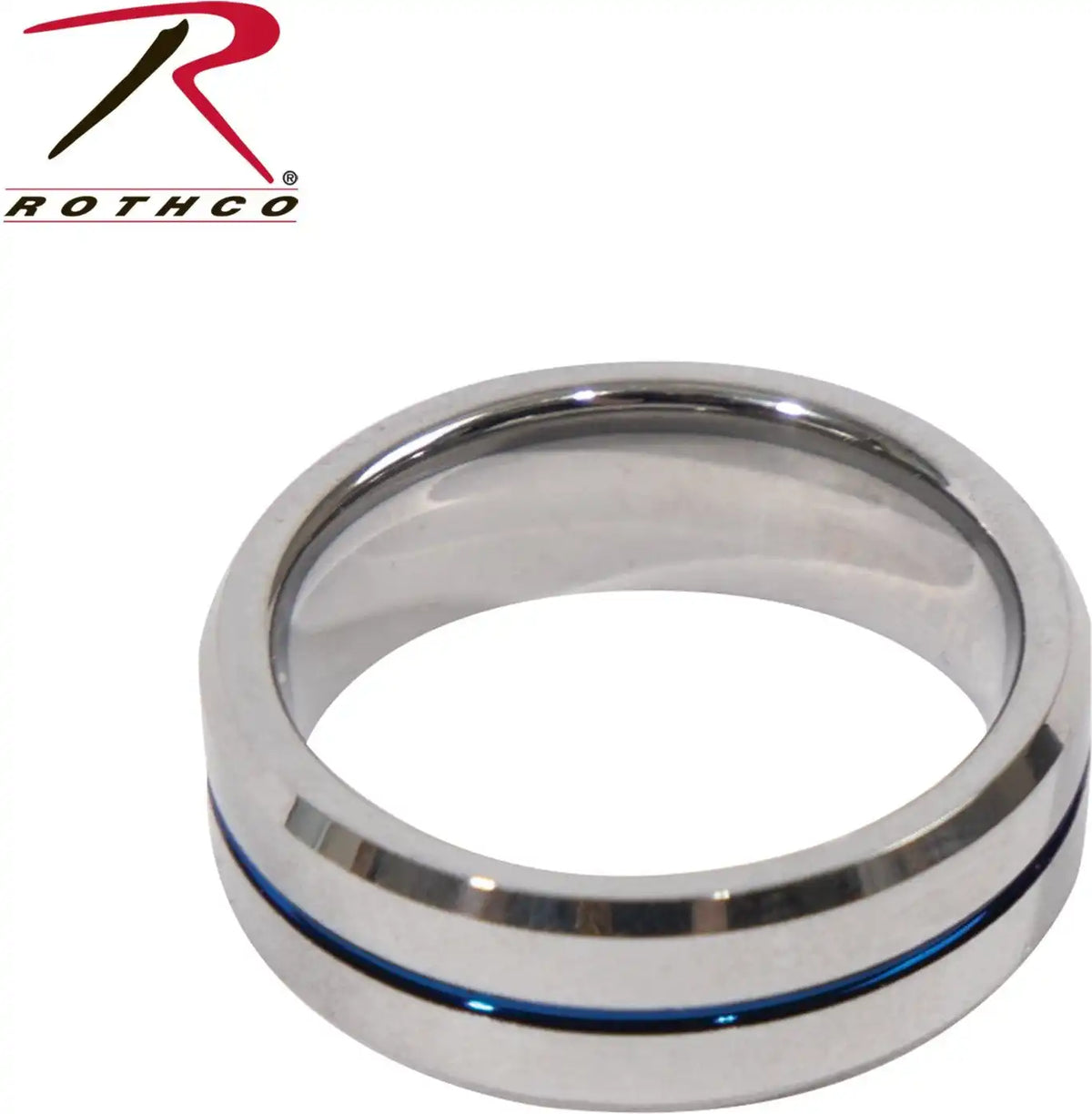 Rothco Tungsten Carbide Thin Blue Line Ring