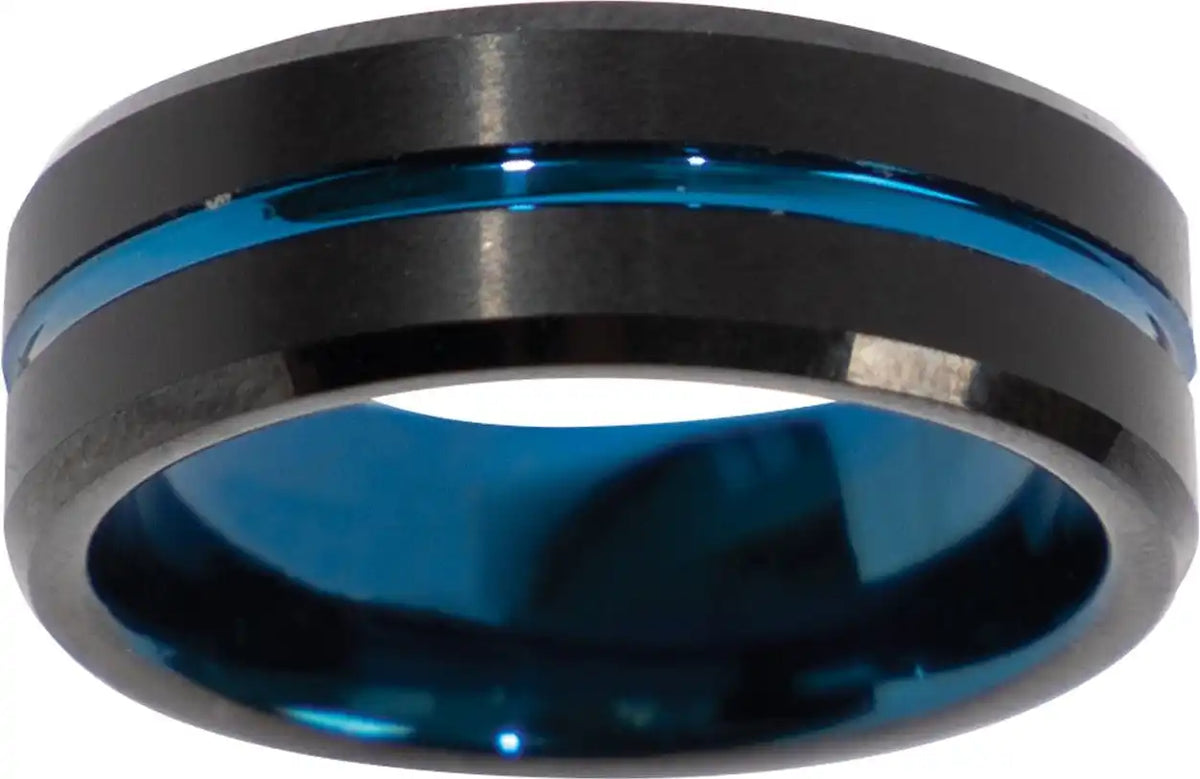 Rothco Tungsten Carbide Thin Blue Line Ring