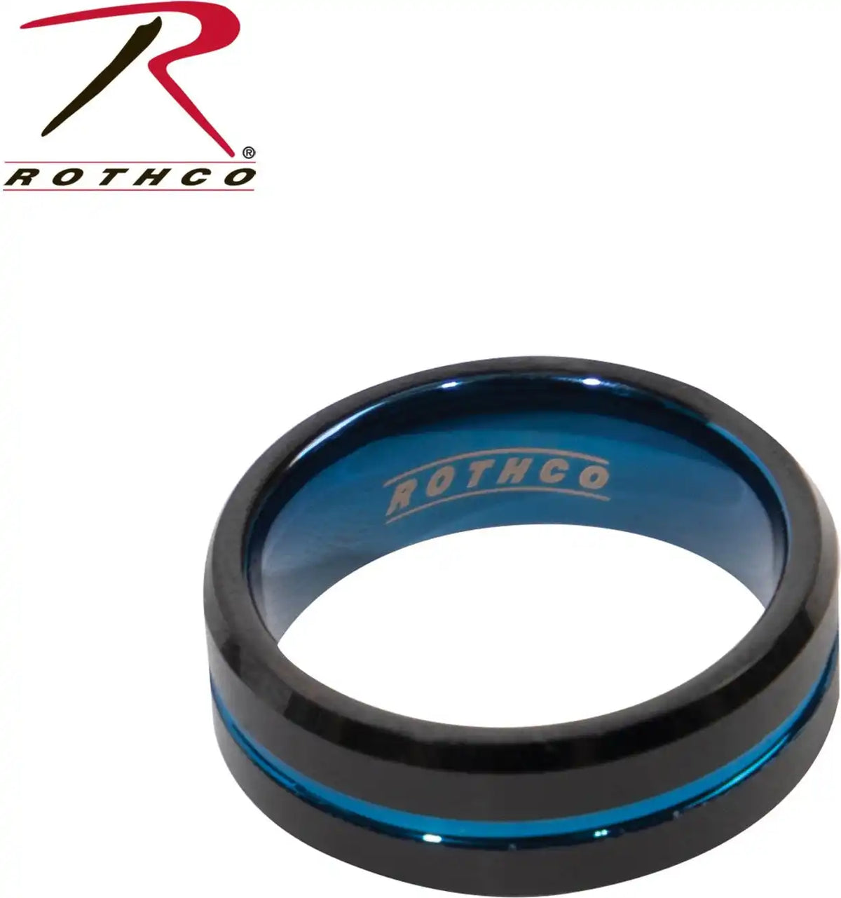 Rothco Tungsten Carbide Thin Blue Line Ring