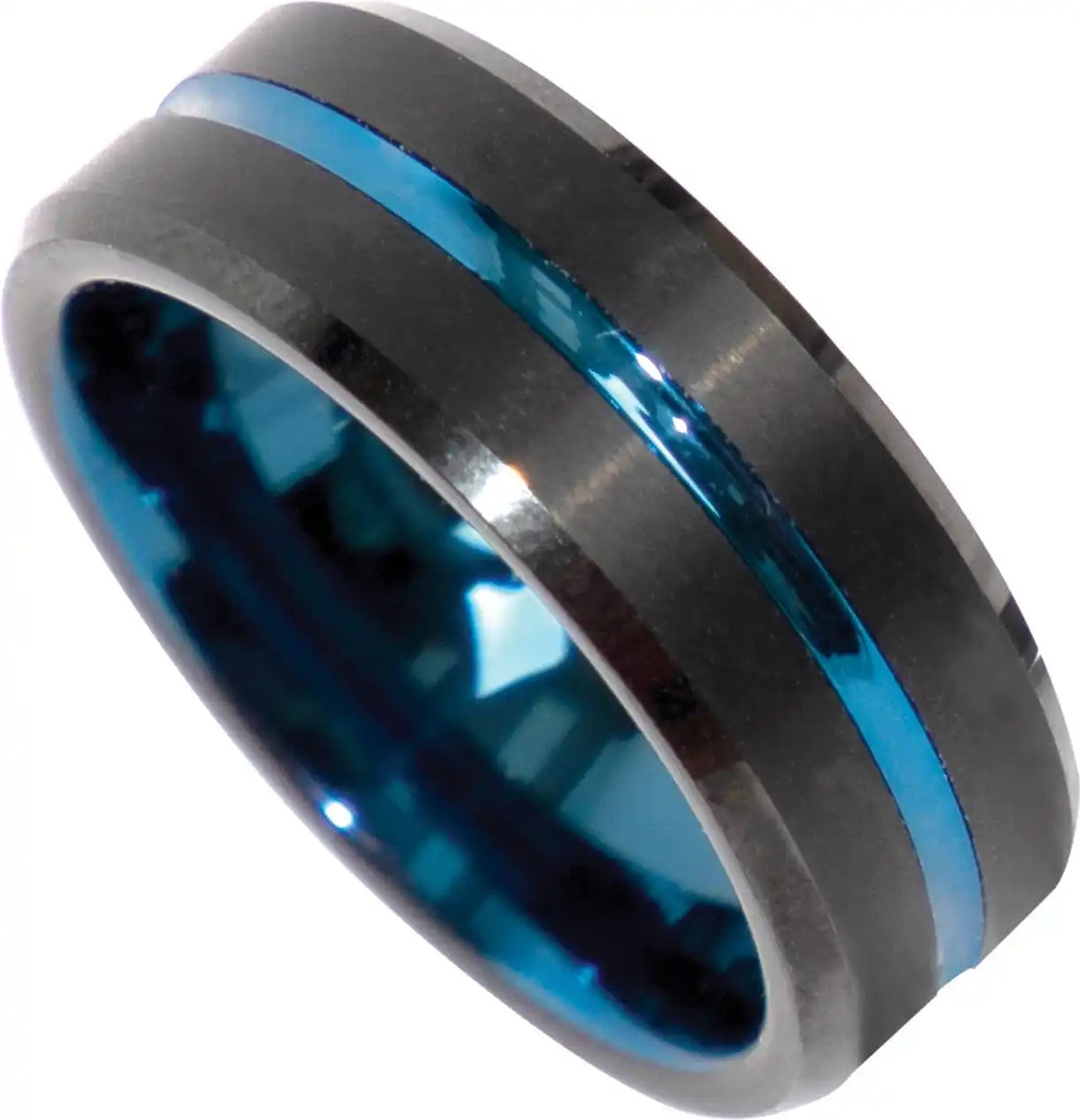 Rothco Tungsten Carbide Thin Blue Line Ring