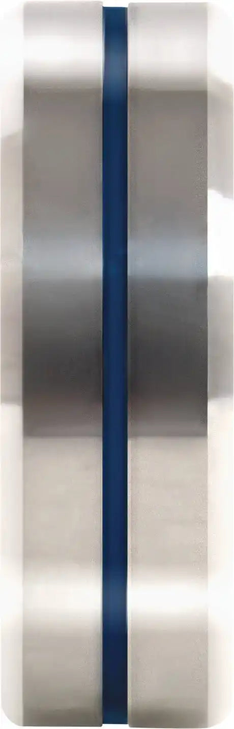 Rothco Tungsten Carbide Thin Blue Line Ring - Silver / 13