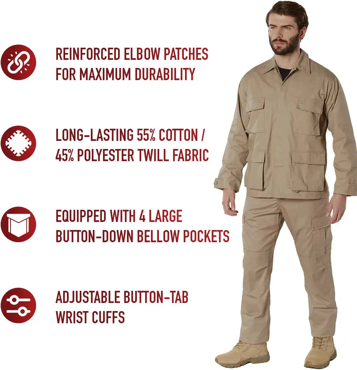 Rothco Twill Bdu Shirt