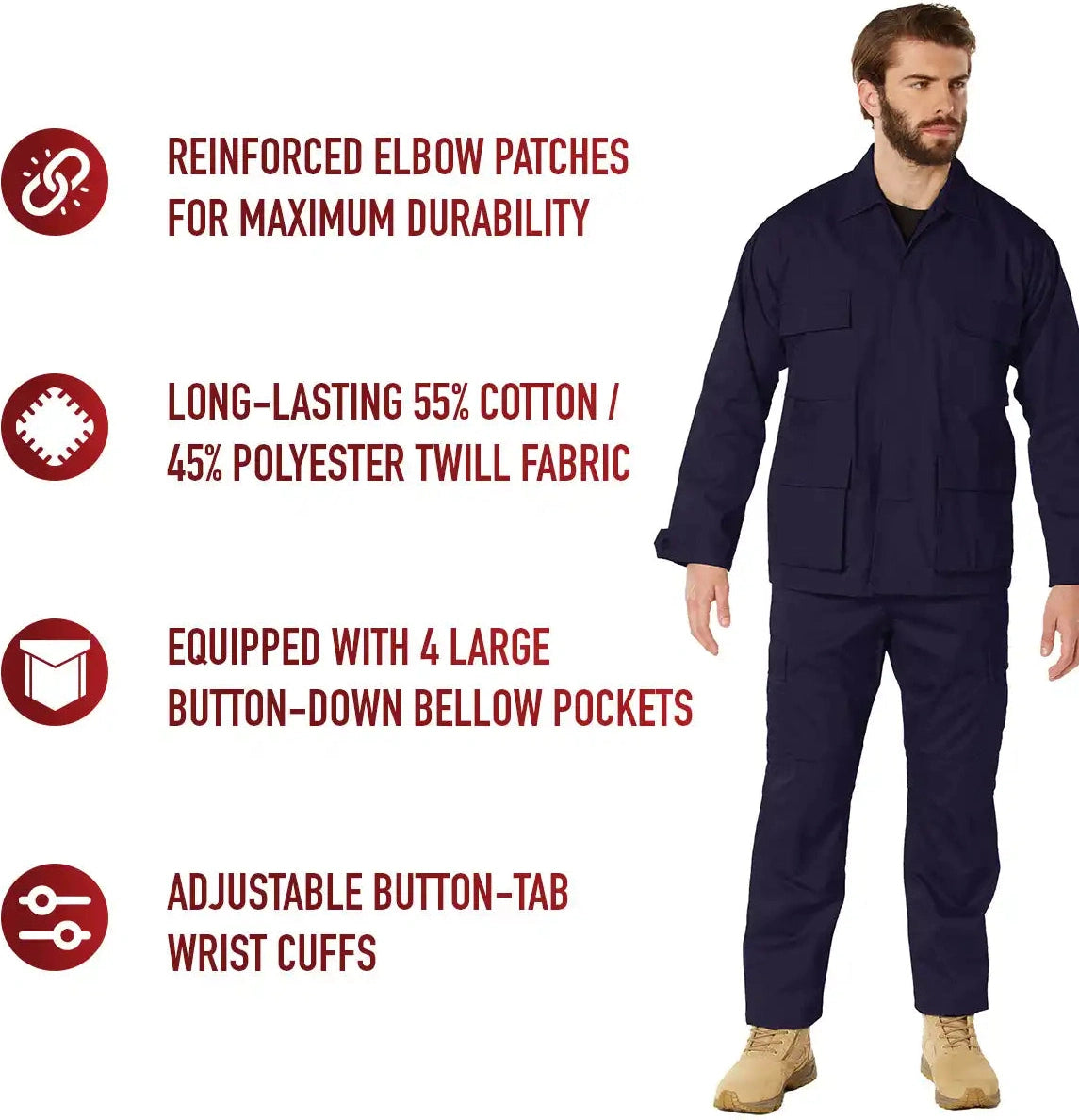 Rothco Twill Bdu Shirt