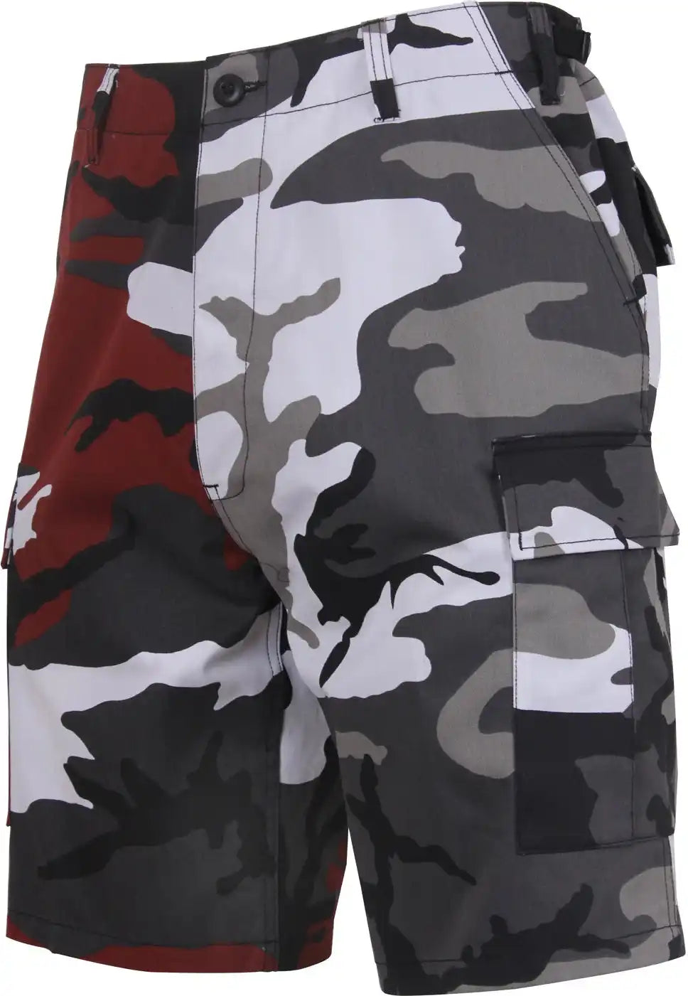 Rothco Two-tone Camo Bdu Short - Red / City / Xs