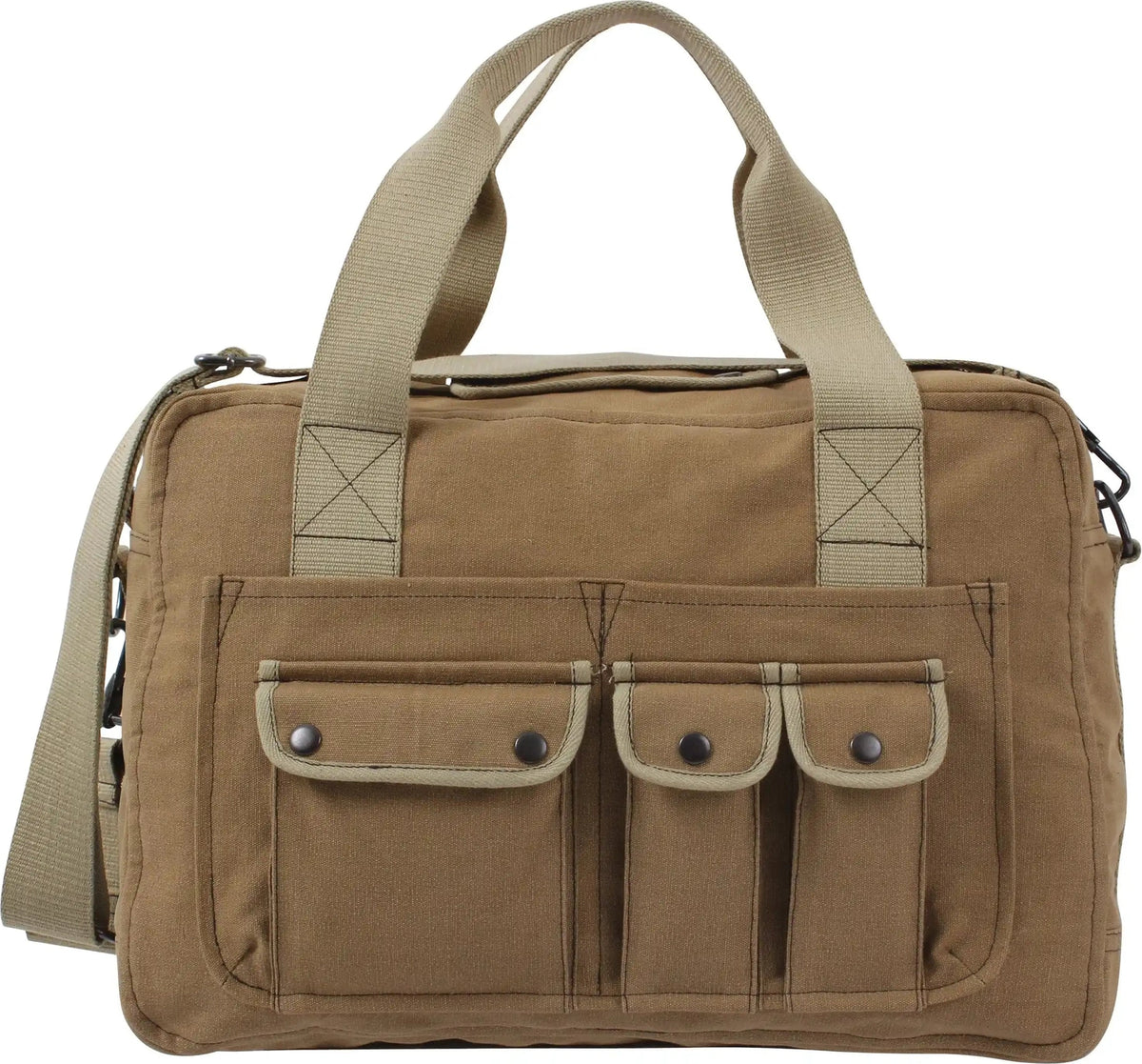 Rothco Two Tone Specialist Carry All Shoulder Bag Coyote Brown