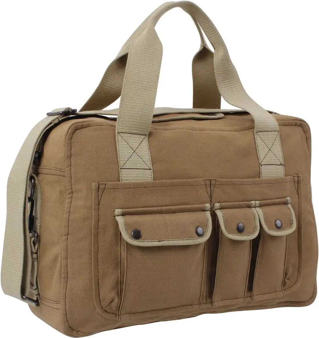 Rothco Two Tone Specialist Carry All Shoulder Bag Coyote Brown