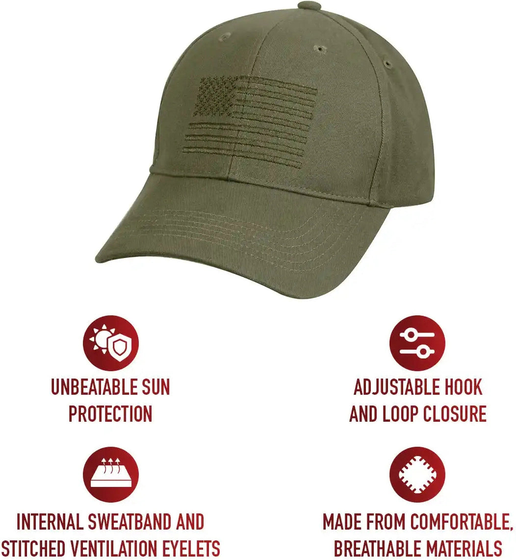 Rothco U.s. Flag Low Profile Cap