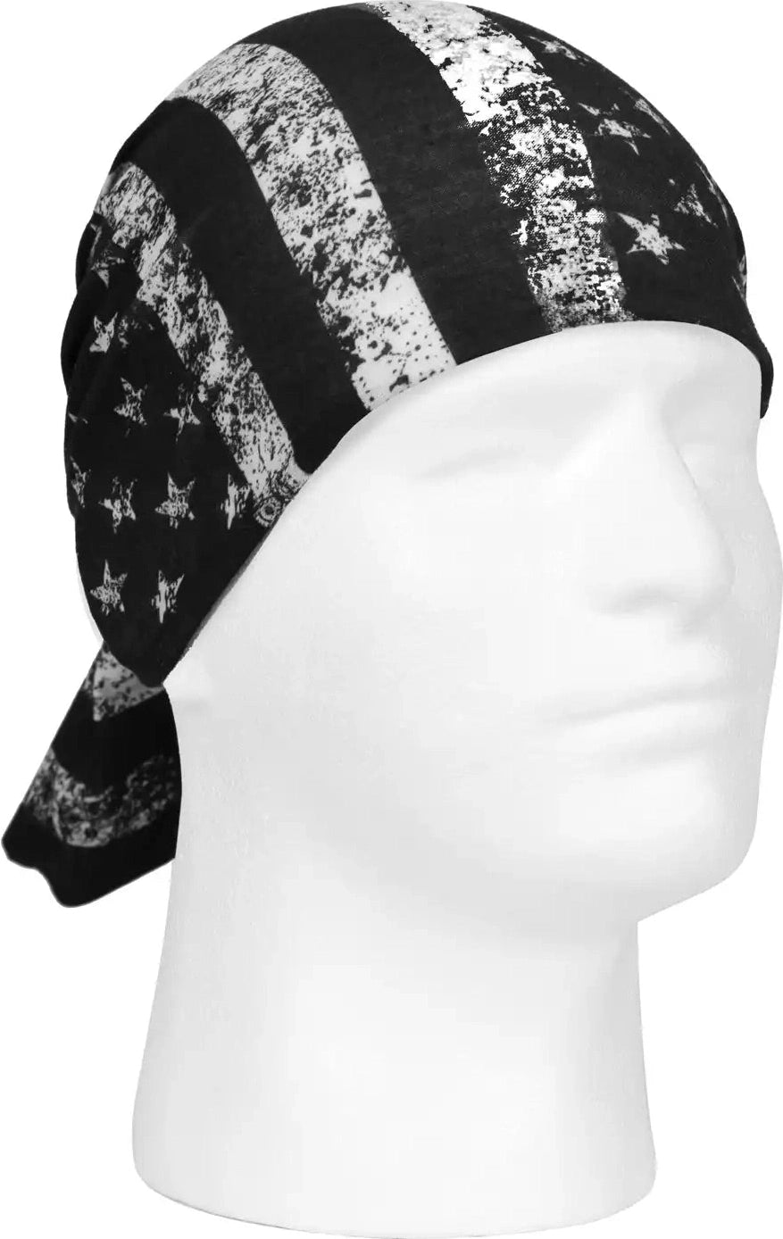 Rothco U.s. Flag Multi use Tactical Wrap Black / White / one Size