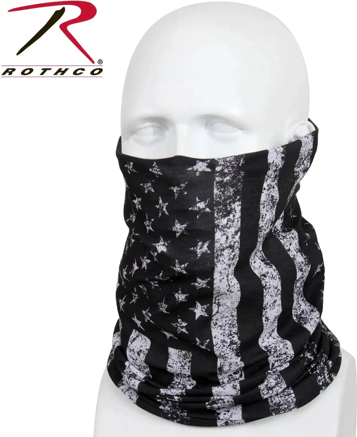 Rothco U.s. Flag Multi use Tactical Wrap Black / White / one Size