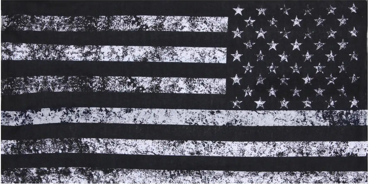 Rothco U.s. Flag Multi use Tactical Wrap Black / White / one Size
