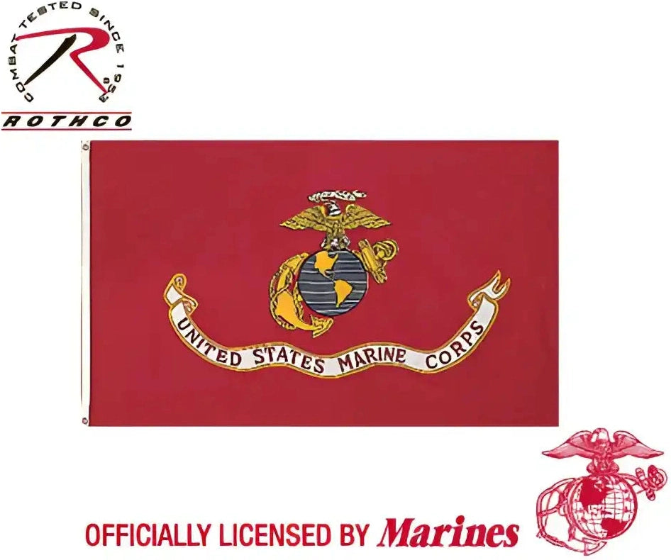 Rothco U.s.m.c. W/ G&a Flag
