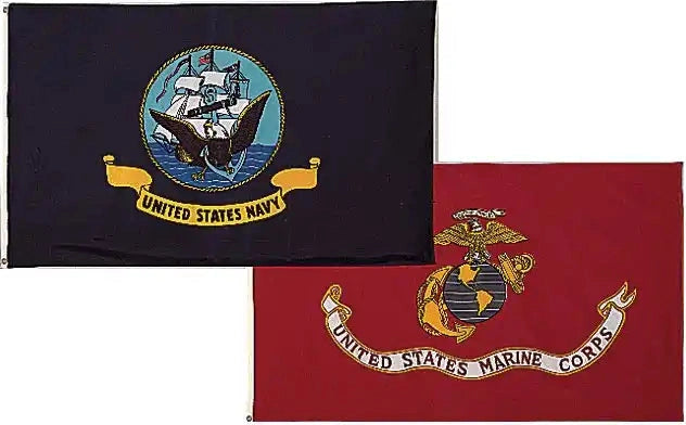 Rothco U.s.m.c. W/ G&a Flag