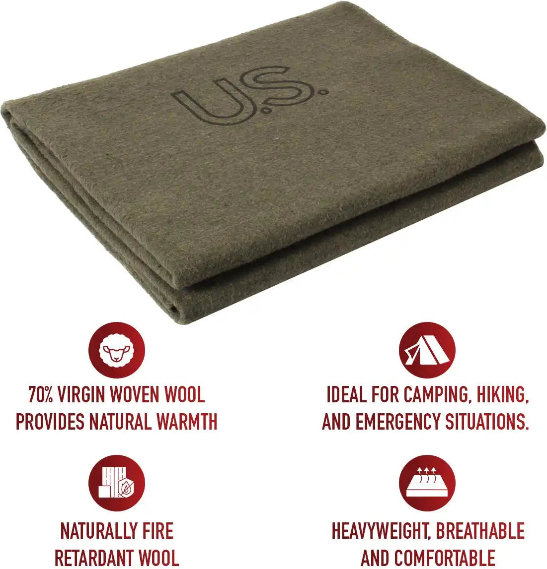Rothco U.s.wool Blanket