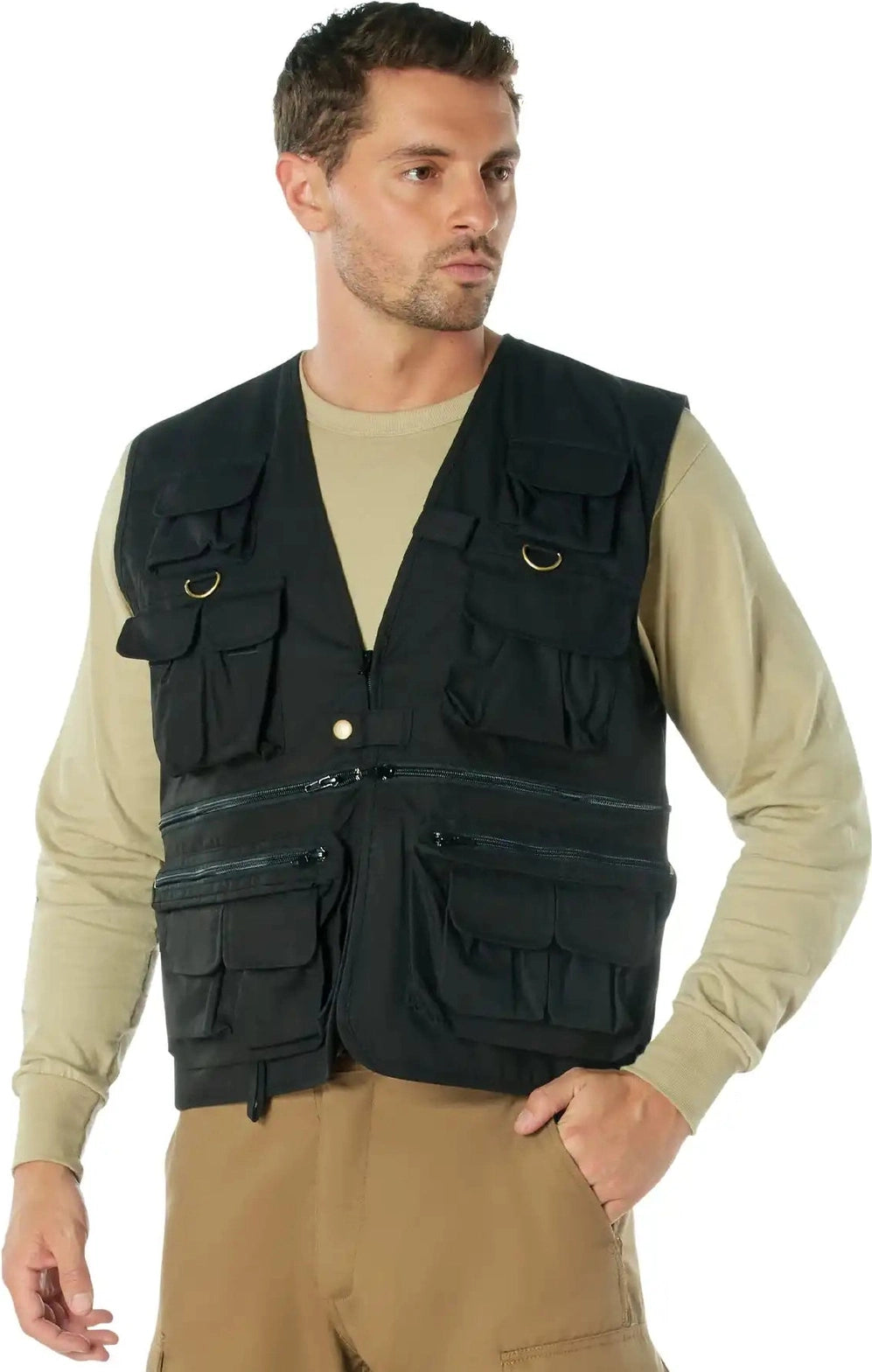 Rothco Uncle Milty Travel Vest - Black / Xs