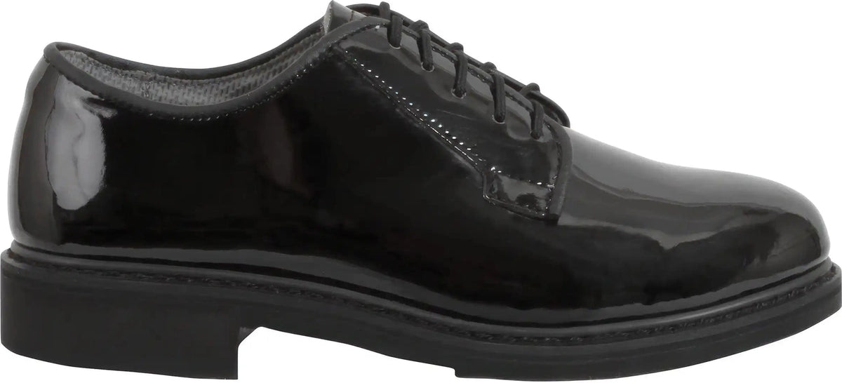 Rothco Uniform Hi Gloss Oxford Dress Shoe Black / 11 / Wide