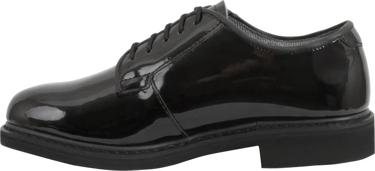 Rothco Uniform Hi Gloss Oxford Dress Shoe Black / 11 / Wide