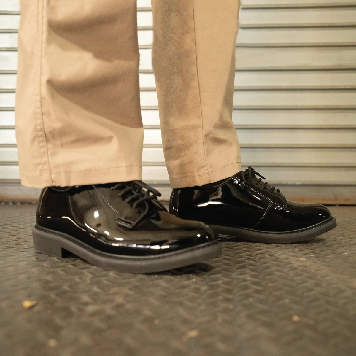 Rothco Uniform Hi Gloss Oxford Dress Shoe Black / 11 / Wide