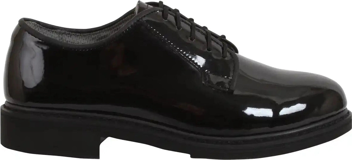 Rothco Uniform Hi Gloss Oxford Dress Shoe Black / 11 / Wide