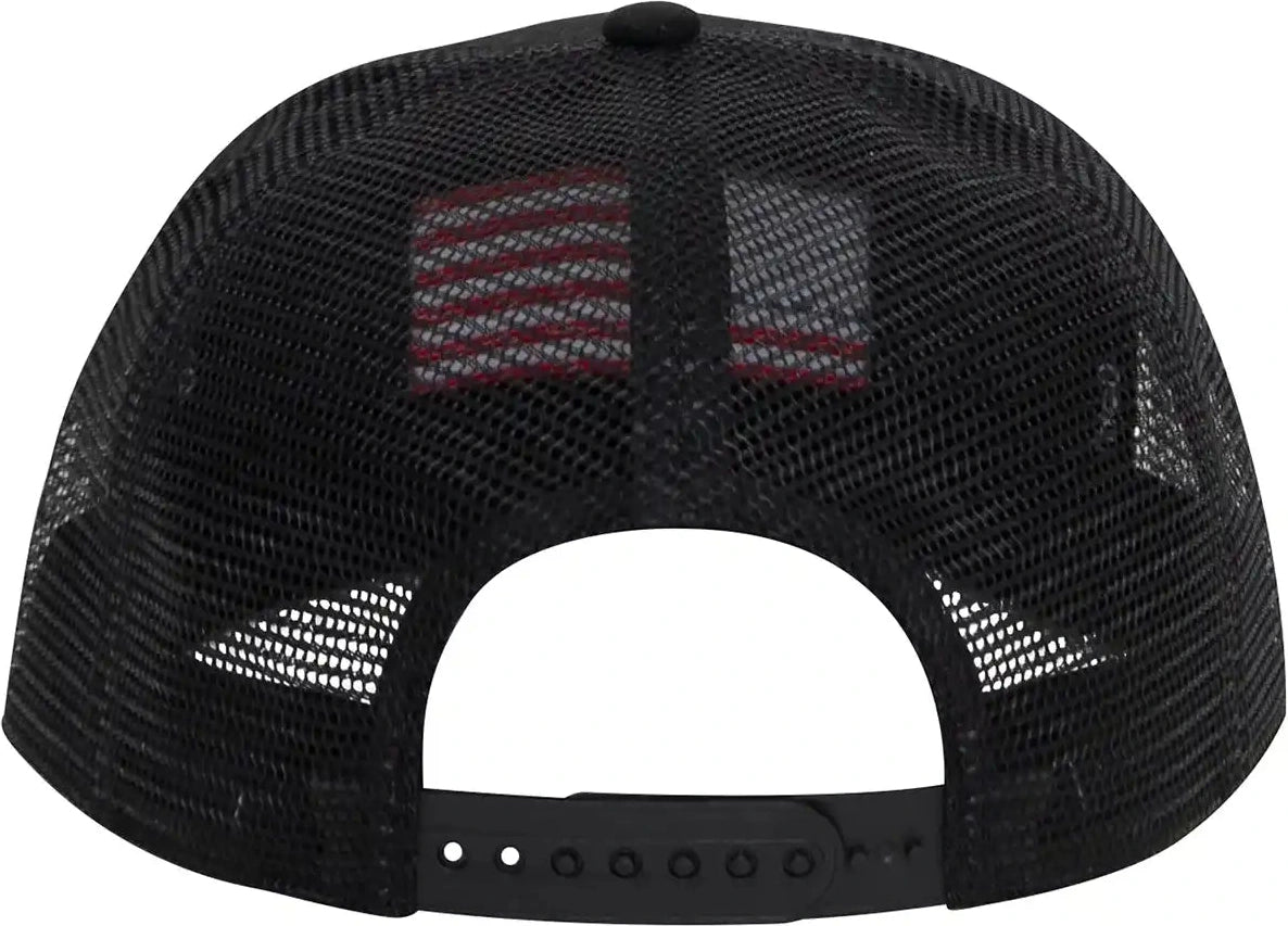 Rothco us Flag Trucker Cap - White / Black / one Size