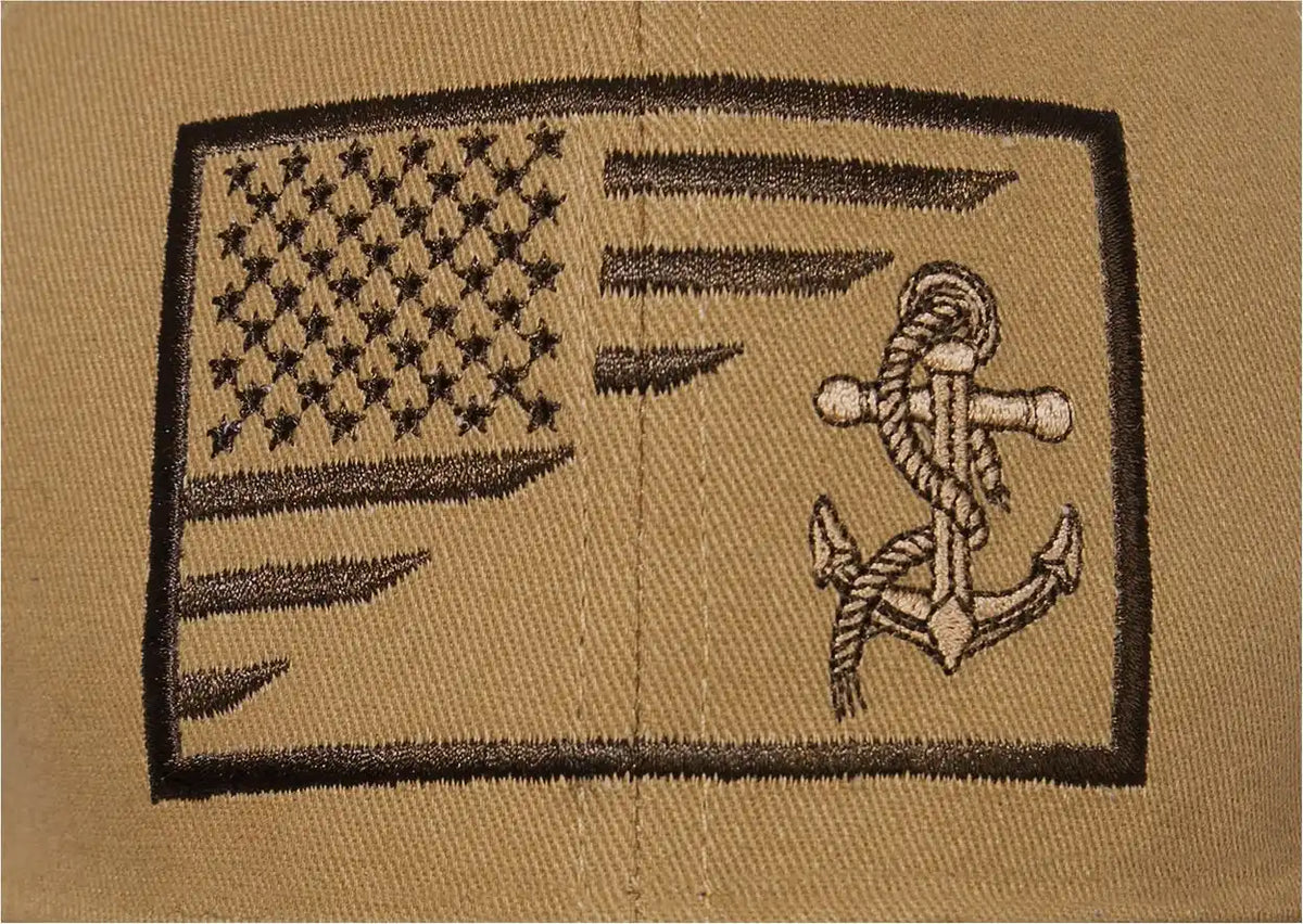 Rothco us Navy Anchor / Flag Low Profile Cap