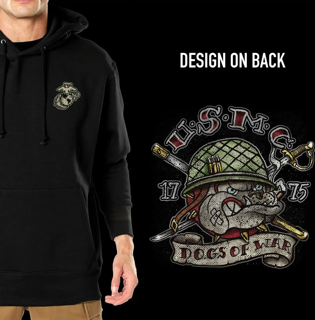 Rothco Usmc Dogs of War Hoodie