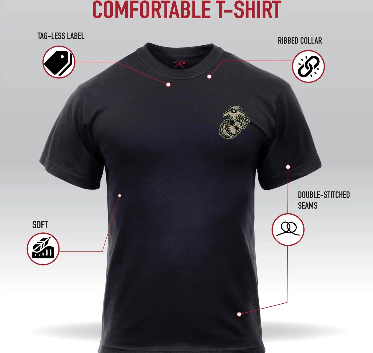 Rothco Usmc Dogs of War T-shirt