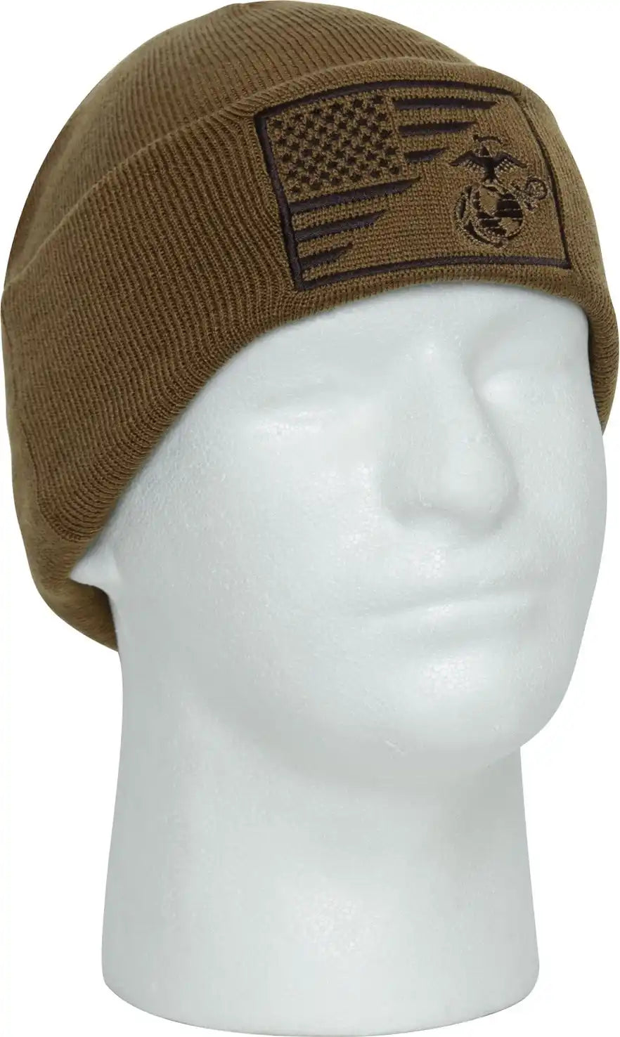 Rothco Usmc Eagle Globe and Anchor / us Flag Deluxe Fine Knit Watch Cap