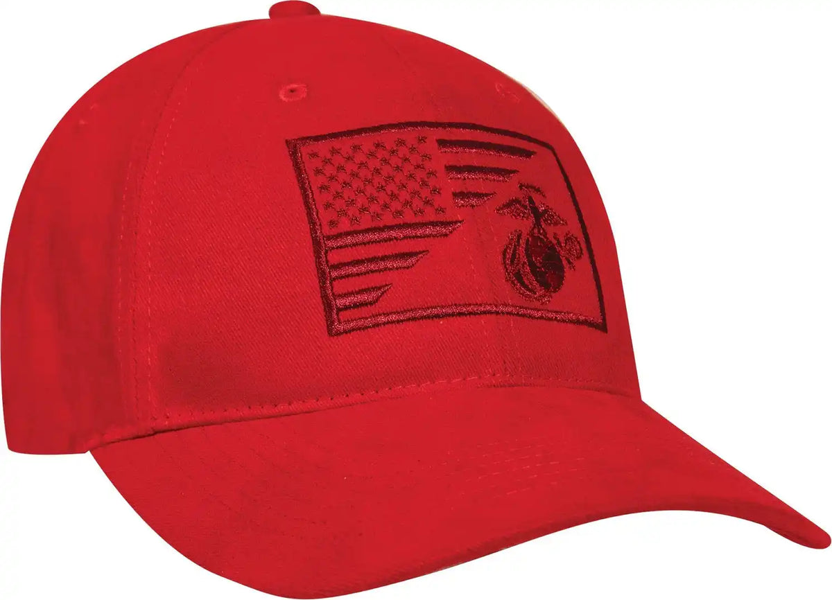 Rothco Usmc Eagle Globe and Anchor / us Flag Low Pro Cap