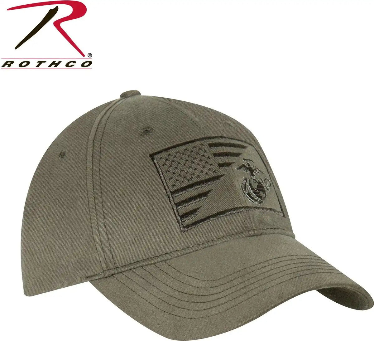 Rothco Usmc Eagle Globe and Anchor / us Flag Low Pro Cap
