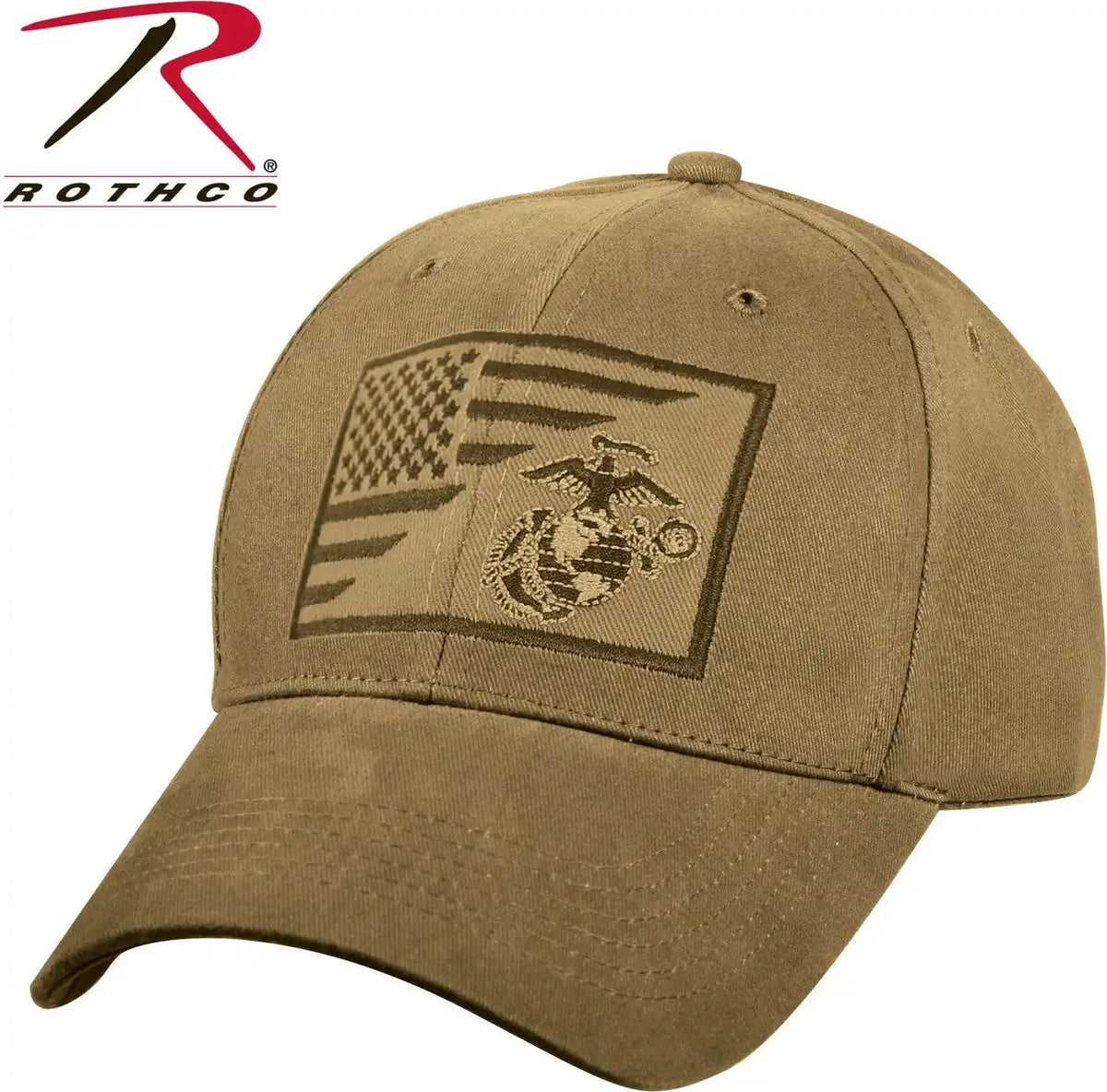 Rothco Usmc Eagle Globe and Anchor / us Flag Low Pro Cap