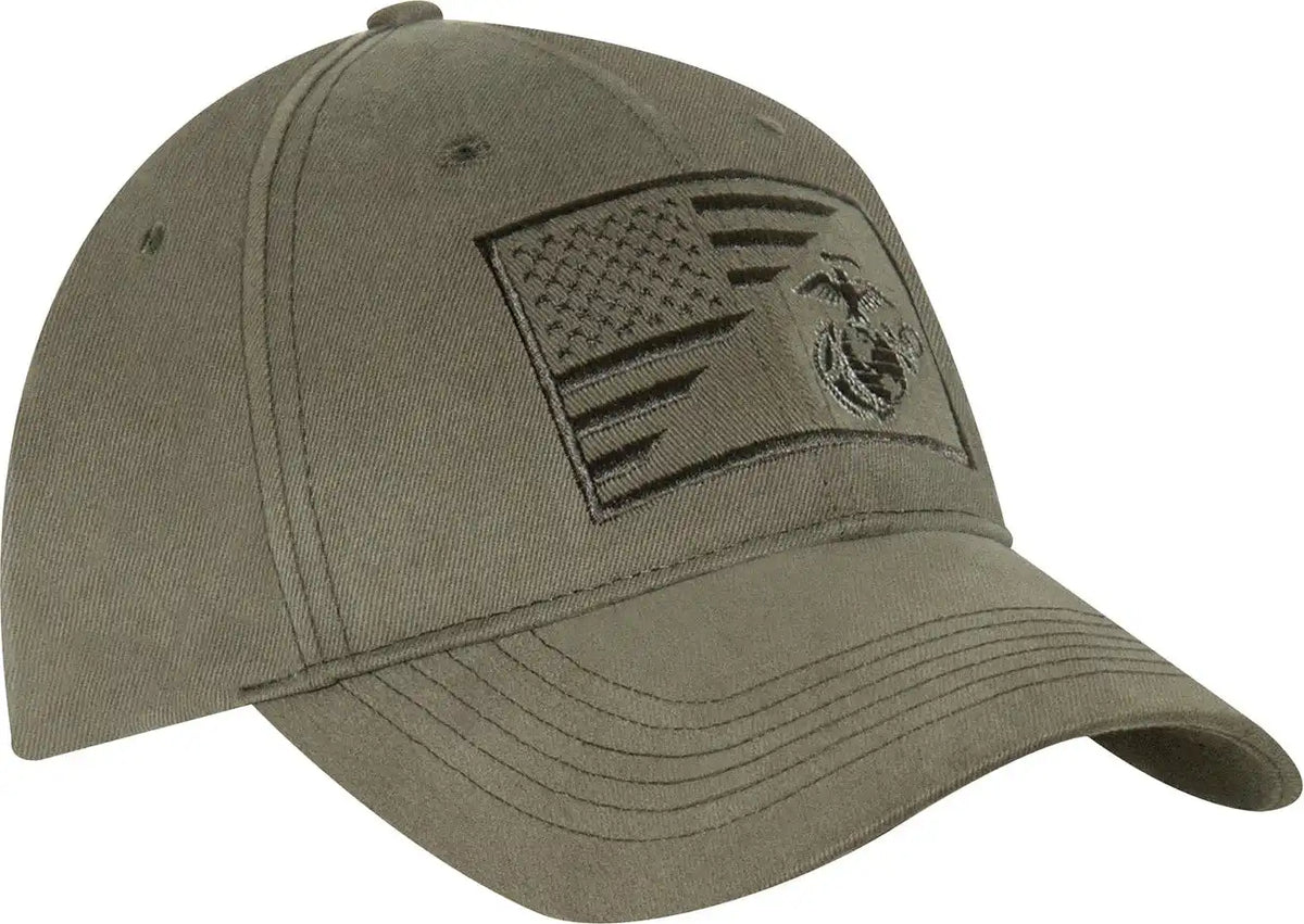 Rothco Usmc Eagle Globe and Anchor / us Flag Low Pro Cap