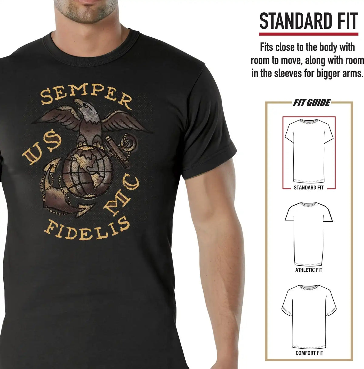 Rothco Usmc Semper Fidelis T-shirt