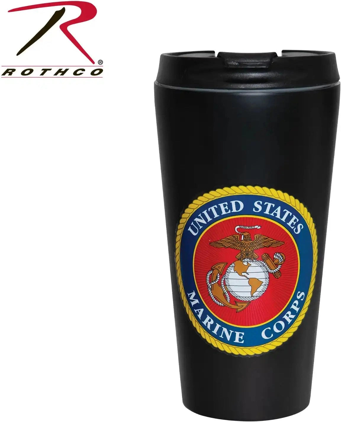 Rothco Usmc Travel Cup - Black