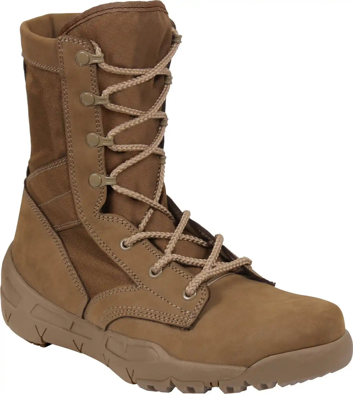 Rothco V-max Lightweight Tactical Boot - 8 Inch - Ar 670-1 Coyote Brown / 10 / Wide