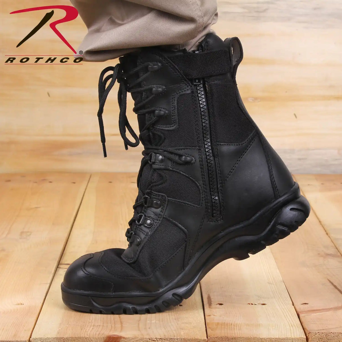 Rothco v Motion Flex Tactical Boot 8 Inch Black / 8.5