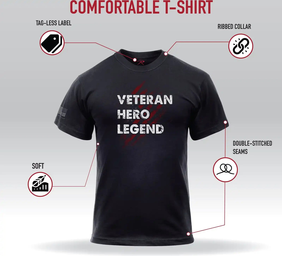 Rothco Veteran Hero Legend T-shirt
