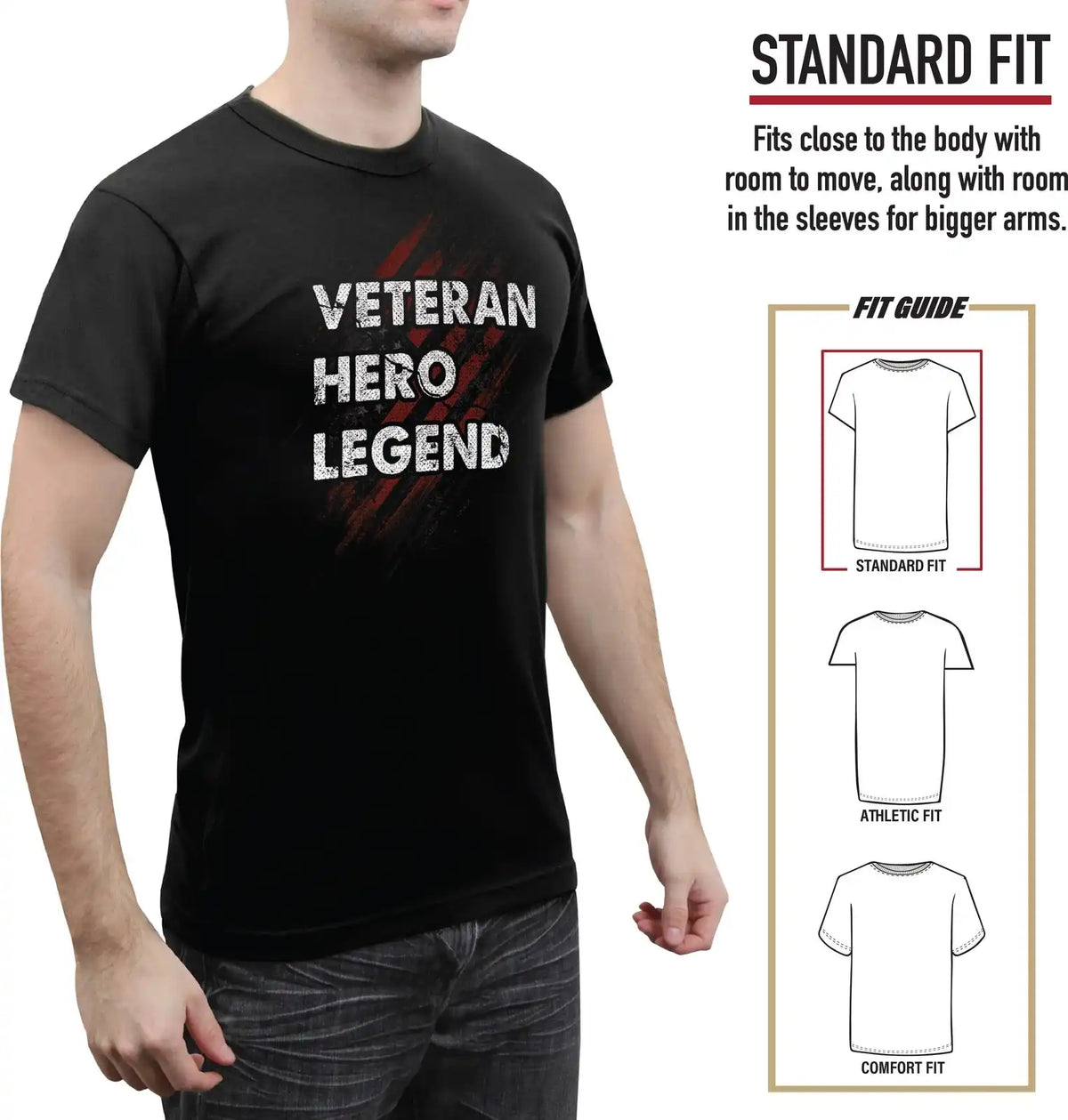 Rothco Veteran Hero Legend T-shirt