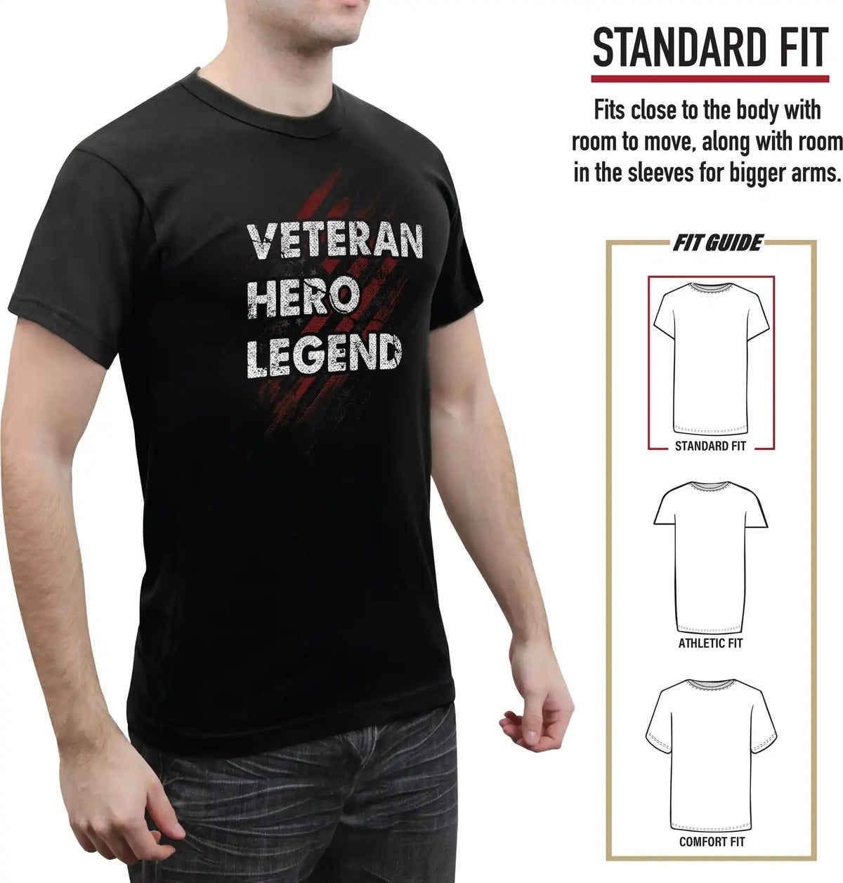 Rothco Veteran Hero Legend T-shirt