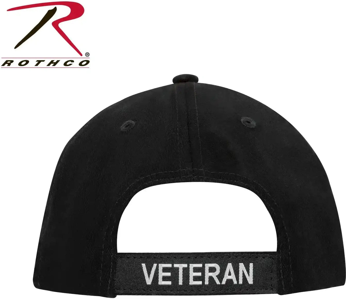 Rothco Veteran Low Profile Cap Black / one Size