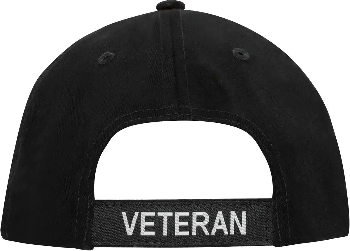 Rothco Veteran Low Profile Cap Black / one Size