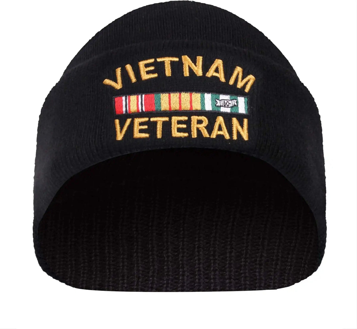 Rothco Vietnam Veteran Deluxe Embroidered Watch Cap Black / one Size